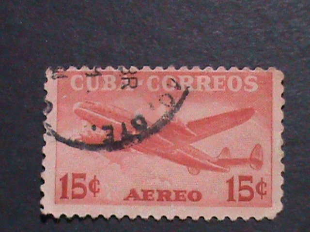 ​CUBA-AIRMIAL- VERY OLD CUBA AIR PLANES STAMPS USED- VF WE SHIP TO WORLD WIDE.