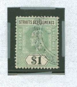 Straits Settlements #123v Used Single