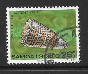 SAMOA SG528 1978 26s LETTERED CONE FINE USED