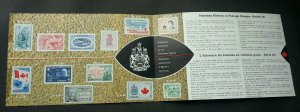 Canada Canadian History In Postage Stamps 1968 Royal Visit (souvenir card) MNH