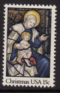 U.S. #1842 Madonna & Child 15c (1980) Single, MNH.