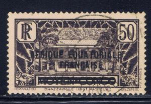 French Equatorial Africa 20 Used 1936 Overprint