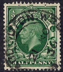 Great Britain #210 1/2P King George 5, used XF