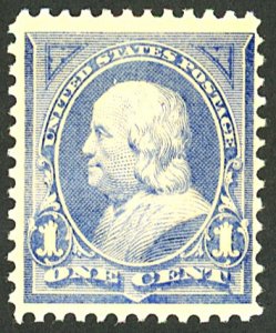 U.S. #246 MINT SINGLE WITH PF CERT(COPY) OG NH