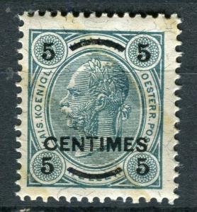 AUSTRIA LEVANT; FRENCH PO 1903 F. Joseph Mint hinged 5c. value