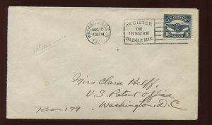 C5 AIR MAIL FIRST DAY COVER AUG 17 1923 (Lot C5 FDC A2)