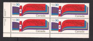 CANADA SC# 916 VF MNH 1982 INSCRIP BK/4 LL