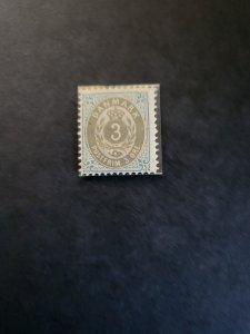 Stamps Denmark Scott #41 never hinged