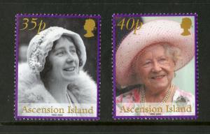 ASCENSION ISLANDS 799-800 MNH SCV $2.85 BIN $1.50 ROYALTY