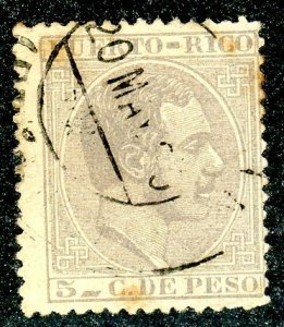 Puerto Rico, Scott #68, Used