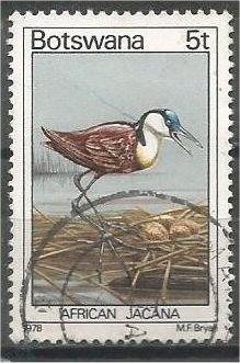 BOTSWANA, 1978, used 5t, Birds. Scott 202