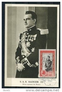 Monaco 1950 Prince  Rainier III  Maxi Card 3242