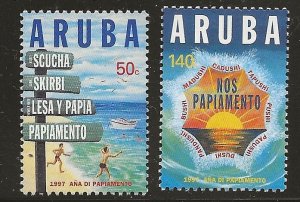 ARUBA   SC #   142 - 3 MNH