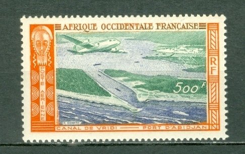 FRENCH WEST AFRICA 1951  CANAL #C16  MNH...$32.50