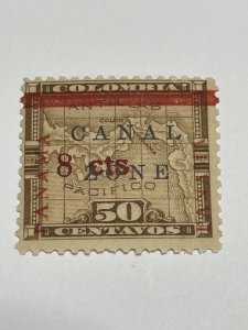 CANAL ZONE 19 Mint (CZSG 19.2) antique L US Possession KSPhilatelics 19CZ.2L