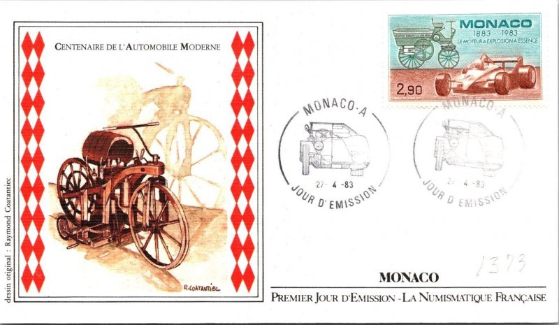 Monado FDC 1982 SC #1371 Lacroix Cachet  Franciscan College Monte-Carlo - J21208