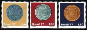 Brazil # 1523-25 ~ Cplt Set 3  ~ Mint, HMR  ~ cv .60