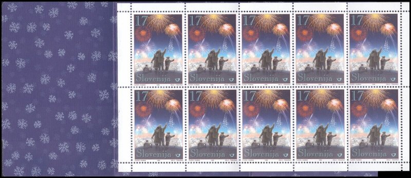 Slovenia 1999 Sc 365a Millenium Fireworks CV $5.50