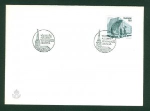 Sweden.  FDC 1976  Eric Grate  The Cave Of The Winds. Engraver Franzen