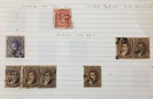 ARGENTINA OLD Used Collection on Pages (Apx 300 Items) TK805