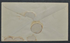 1875 US Sc. #U189 stamped envelope, mint entire, poor condition 