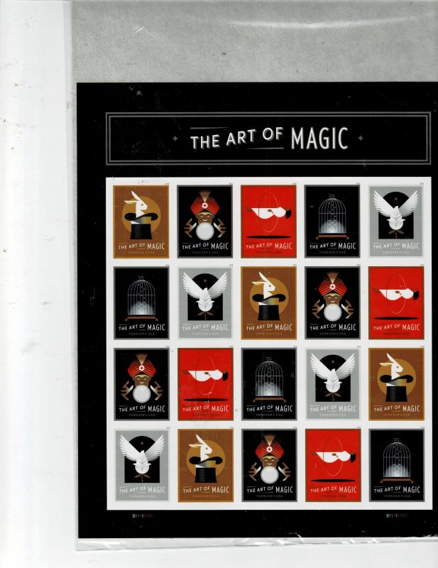 The Art of Magic Forever US Postage Sheet #5301-05 VF MNH