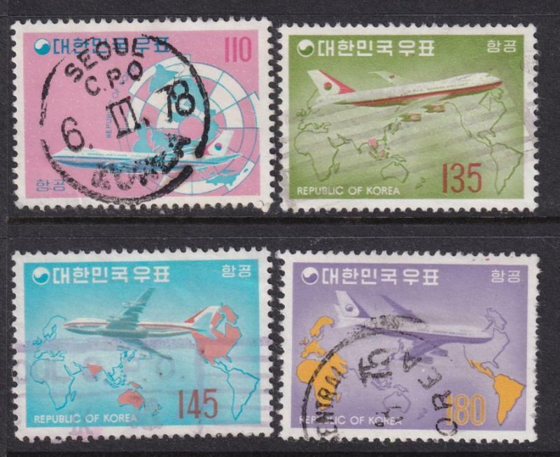 Korea 1973 SC C39-C42 Used Set 