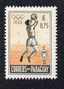 Paraguay 1960 70c Olympics, Scott 558 MH, value = 45c