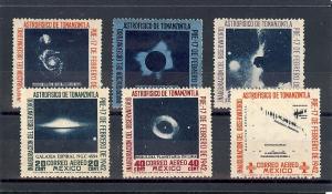 Mexico, 774-76,C123-25, Observatory Singles,**Hinged**