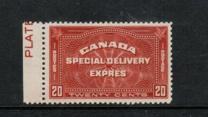 Canada #E4 Extra Fine Never Hinged Plate Single