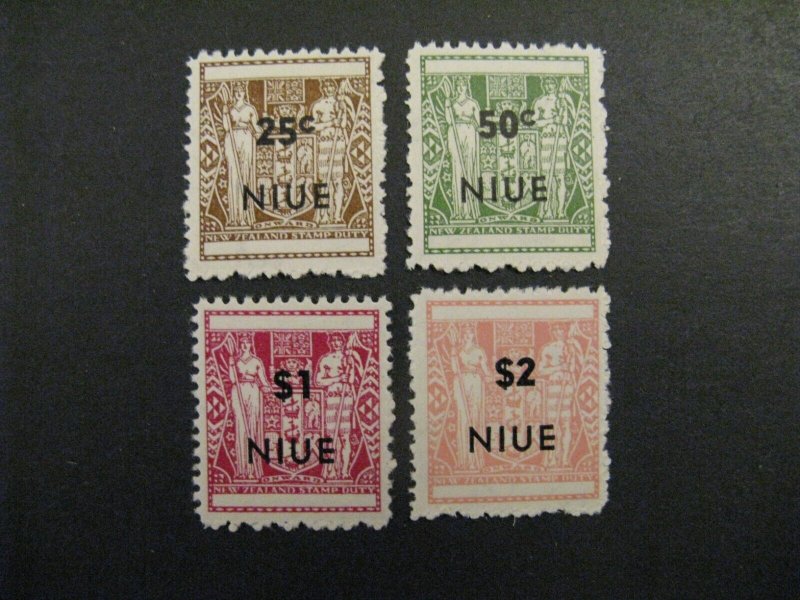 Niue #116a-19a mint hinged  a23.5 9852