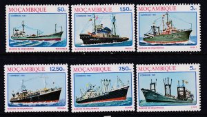 Mozambique 782-787 Ships MNH VF