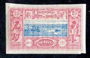1894 Somalia Coast  Sc# 13 MLH* cv. $27.50 ( 1740 WX )