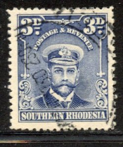 Southern Rhodesia # 5, Used. CV $ 7.00