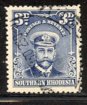 Southern Rhodesia # 5, Used. CV $ 7.00