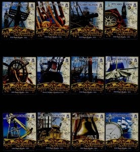 Pitcairn Islands 652-63 MNH HMS Bounty Repica