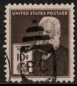 US Scott 893, 1940 Inventors 10c Alexander Graham Bell used