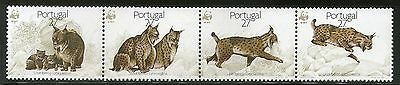 Portugal 1988 WWF Iberian Lynx Wild Life Animal Fauna 4v Sc 1716-19 MNH # 060