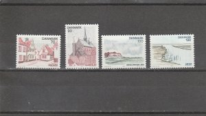 Denmark  Scott#  576-579  MNH  (1975 Scenic Views)