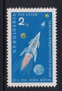 Bulgaria  #C83  MNH  1961  rocket bound for Venus