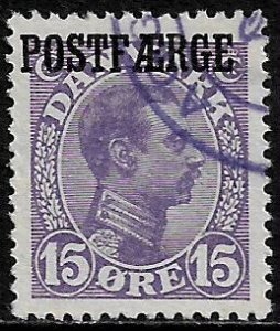 Denmark #Q4 Used Stamp - Parcel Post