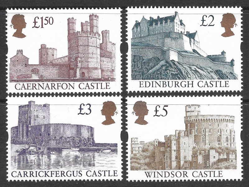 Doyle's_Stamps: Gem MNH Set of Queen Elizabeth II Castles #1446** to #1448**