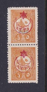 Turkey 1916 Sc p152 Blur print + one no Ovpt MH