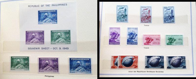 1949 GRAND UPU STAMP COLLECTION FROM 172 COUNTRIES, OVER 600 MNH-PRISTINE!