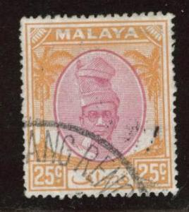 MALAYA Perak Scott 114 used stamp from 1950