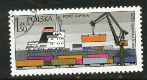 Poland Scott 2190 Used 1976  favor canceled Ship stamp