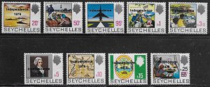 Seychelles Scott #'s 361 - 369 MNH