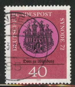 Germany Scott 1100 Used 1972 stamp