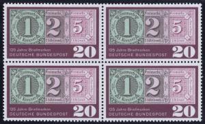 Germany # 933 1965 Great Britain Stamps Block MNH
