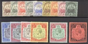 BERMUDA #40-54 MInt - 1910-24 K V G Set